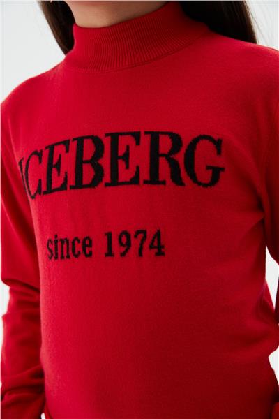 Iceberg Kız Çocuk Kırmızı Kazak