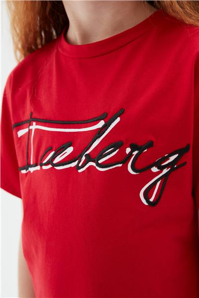 Iceberg Kız Çocuk Kırmızı T-Shirt