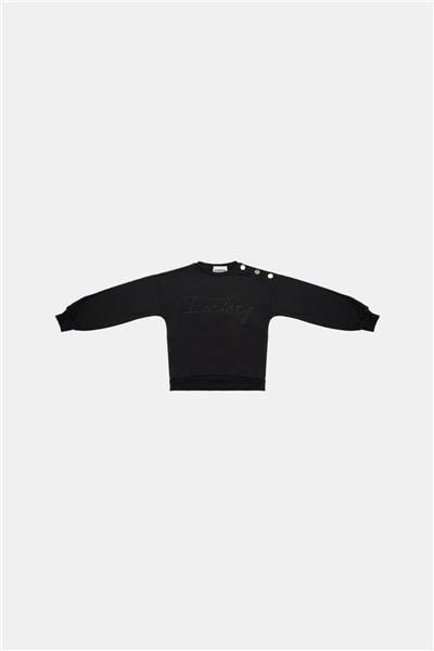 Iceberg Kız Çocuk Siyah Sweatshirt