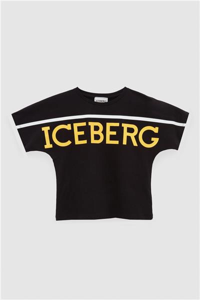 Iceberg Kız Çocuk Siyah T-Shirt