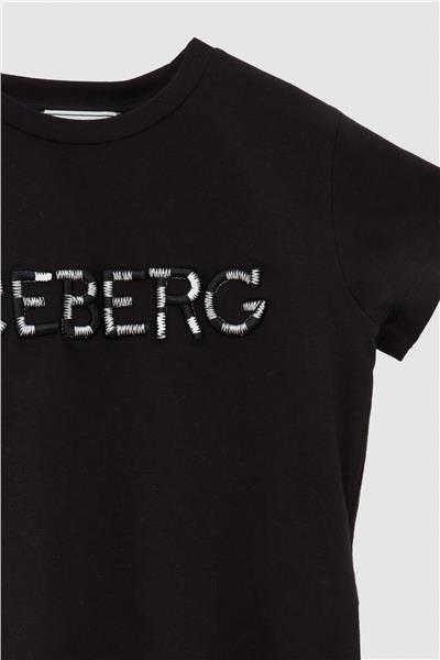 Iceberg Kız Çocuk Siyah T-Shirt