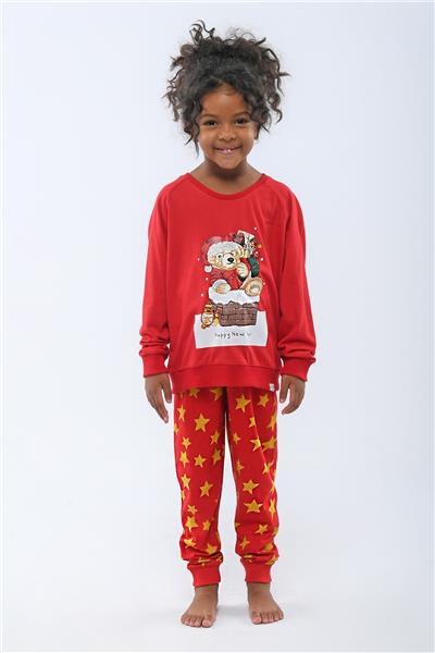 Katia & Bony Kız Çocuk Kırmızı Pijama Altı