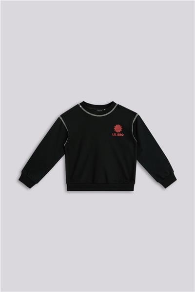 Kid'n Match Baby Boy Black SweatshirtKid'n Match Baby Boy Black Sweatshirt