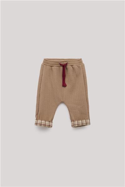 Layette Erkek Bebek Bej Eşofman Altı