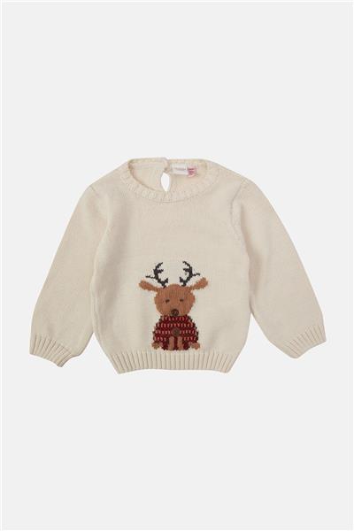 Layette Erkek Bebek Bej Kazak