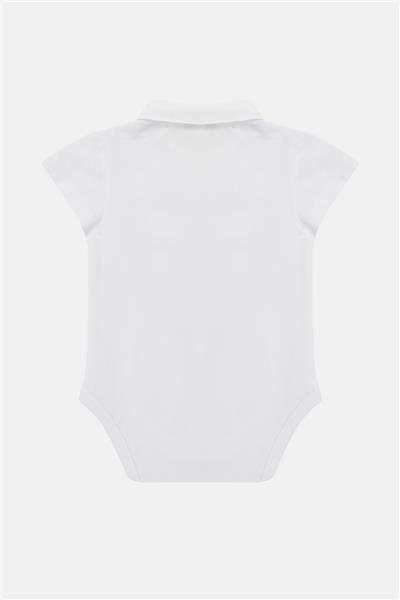 Layette Erkek Bebek Beyaz Body