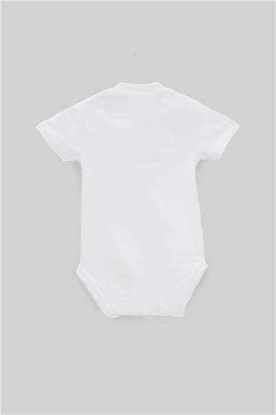 Layette Erkek Bebek Beyaz Body