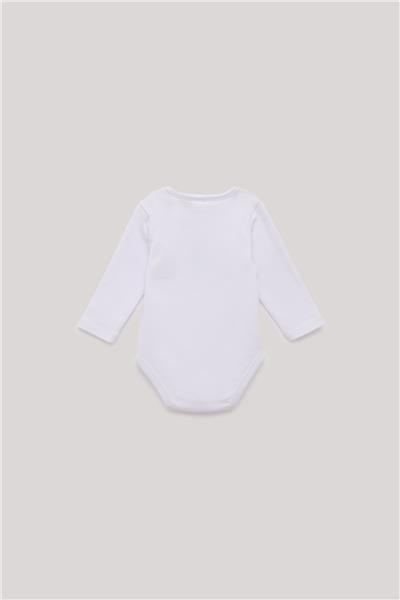Layette Erkek Bebek Beyaz Body