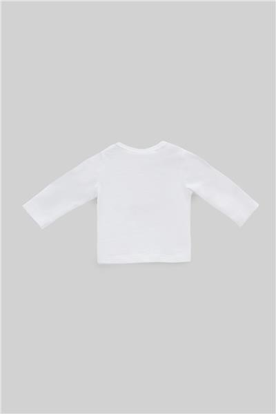 Layette Erkek Bebek Beyaz T-Shirt
