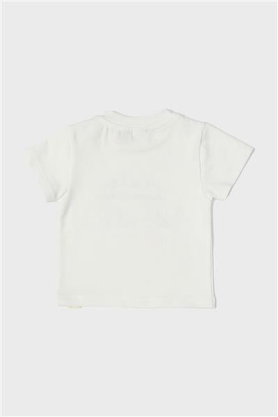 Layette Erkek Bebek Beyaz T-Shirt