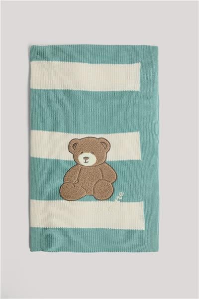 Layette Erkek Bebek Çizgili BattaniyeLayette Erkek Bebek Çizgili Battaniye