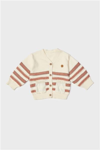 Layette Erkek Bebek Çizgili Hırka