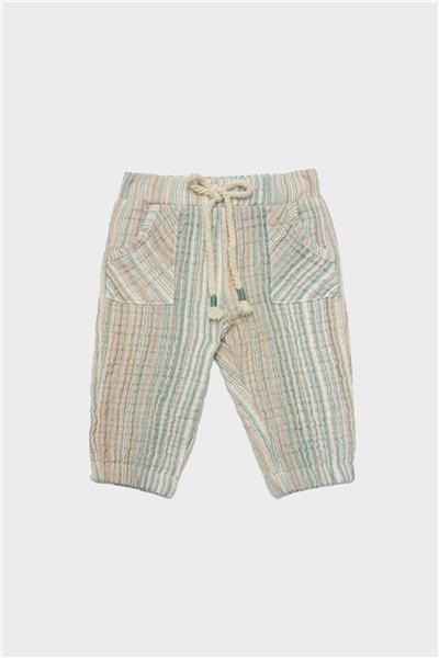 Layette Erkek Bebek Çizgili Pantolon