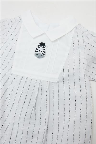 Layette Erkek Bebek Çizgili Tulum