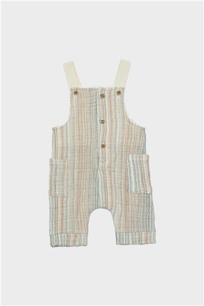 Layette Erkek Bebek Çizgili Tulum