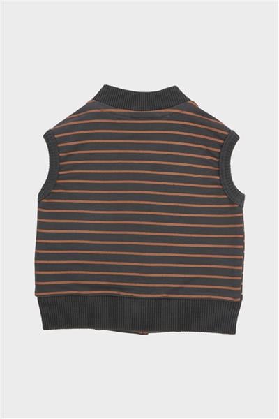 Layette Erkek Bebek Çizgili Yelek