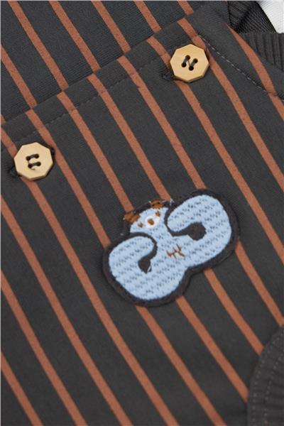Layette Erkek Bebek Çizgili Yelek
