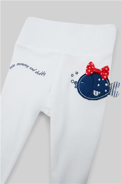Layette Erkek Bebek Desenli 2li Patikli Set