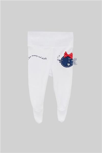 Layette Erkek Bebek Desenli 2li Patikli Set