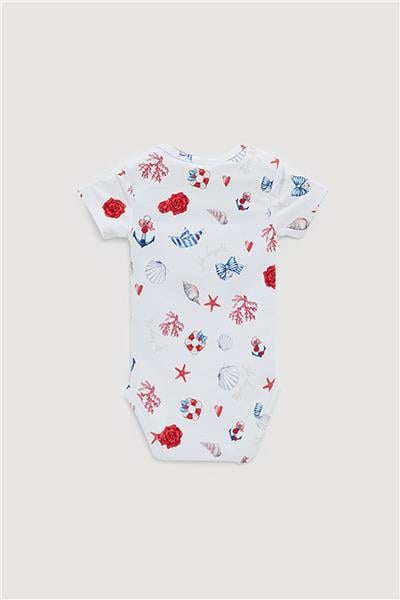 Layette Erkek Bebek Desenli 3lü Body Set