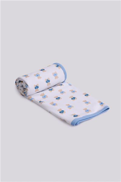 Layette Erkek Bebek Desenli BattaniyeLayette Erkek Bebek Desenli Battaniye