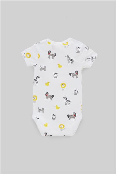 Layette Erkek Bebek Desenli Body
