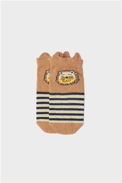 Layette Erkek Bebek Desenli Çorap