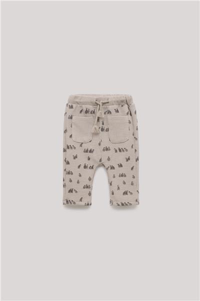 Layette Erkek Bebek Desenli Eşofman Altı