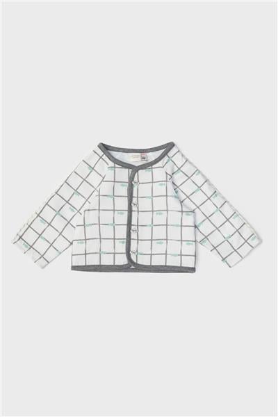 Layette Erkek Bebek Desenli Eşofman Üstü