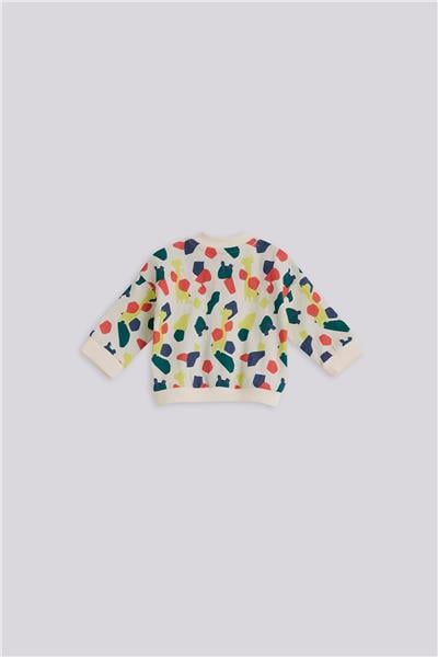 Layette Erkek Bebek Desenli Eşofman ÜstüLayette Erkek Bebek Desenli Eşofman Üstü