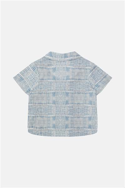 Layette Erkek Bebek Desenli Gömlek