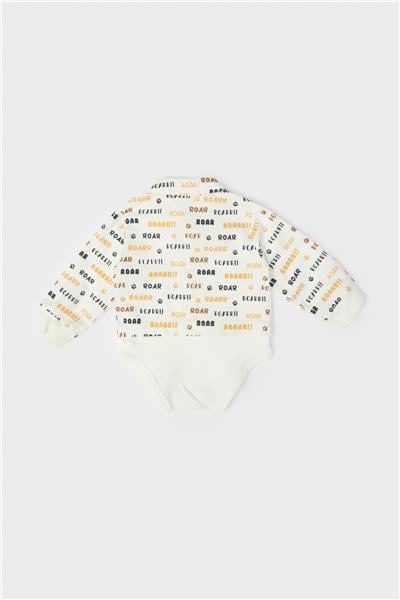 Layette Erkek Bebek Desenli Gömlek
