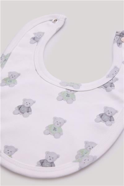 Layette Erkek Bebek Desenli Önlük