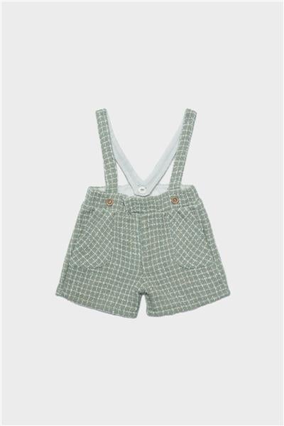 Layette Erkek Bebek Desenli Salopet