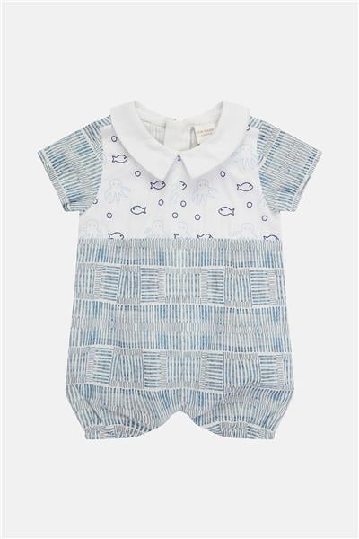 Layette Erkek Bebek Desenli Tulum