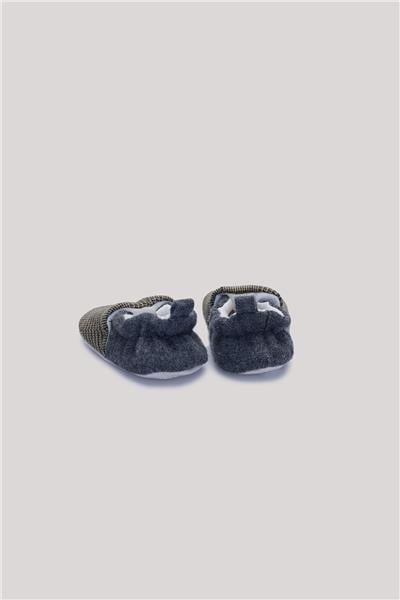 Layette Erkek Bebek Ekose Patik