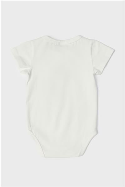 Layette Erkek Bebek Ekru Body