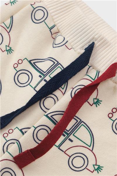 Layette Erkek Bebek Ekru Eşofman Altı