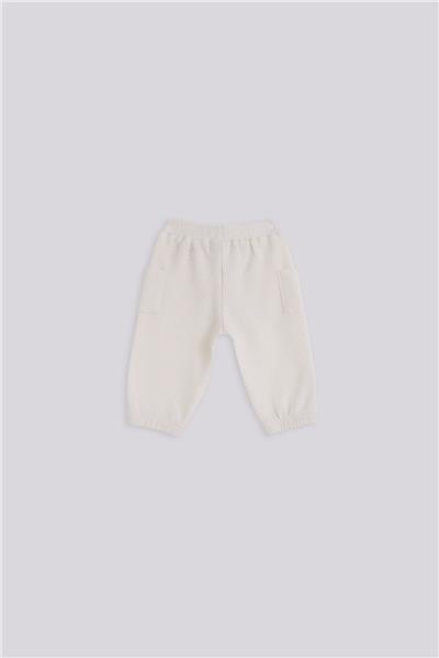 Layette Erkek Bebek Ekru Eşofman AltıLayette Erkek Bebek Ekru Eşofman Altı