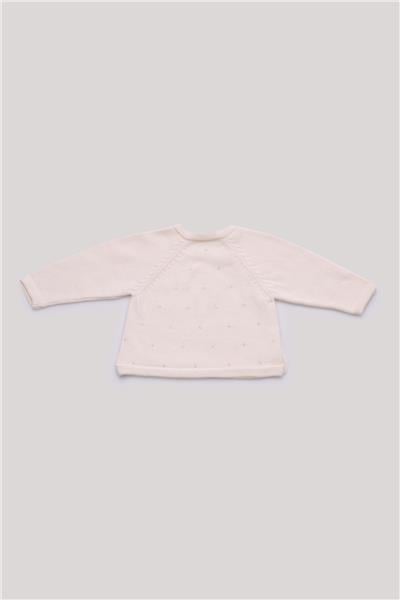 Layette Erkek Bebek Ekru Kazak