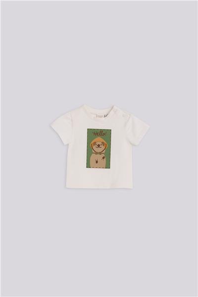 Layette Erkek Bebek Ekru TshirtLayette Erkek Bebek Ekru Tshirt