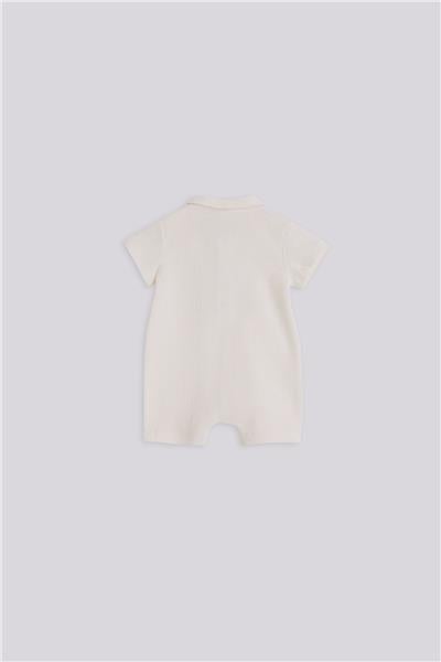 Layette Erkek Bebek Ekru TulumLayette Erkek Bebek Ekru Tulum