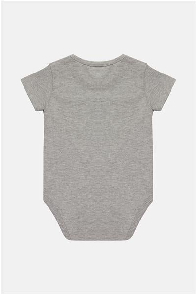 Layette Erkek Bebek Gri Body