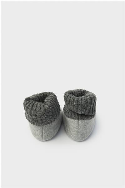 Layette Erkek Bebek Gri Patik