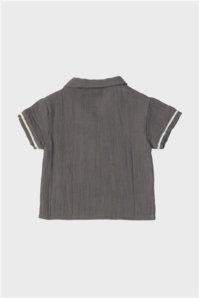 Layette Erkek Bebek Gri T-Shirt