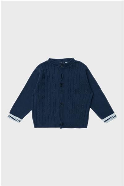 Layette Erkek Bebek Lacivert Hırka