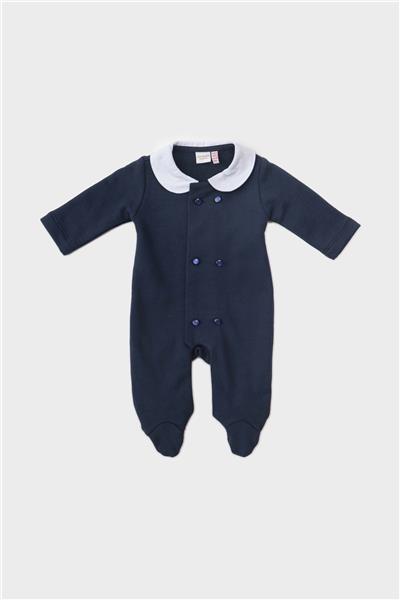 Layette Erkek Bebek Lacivert Tulum