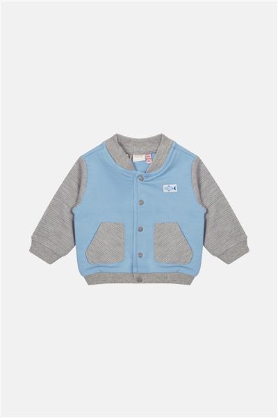 Layette Erkek Bebek Mavi Eşofman Üstü