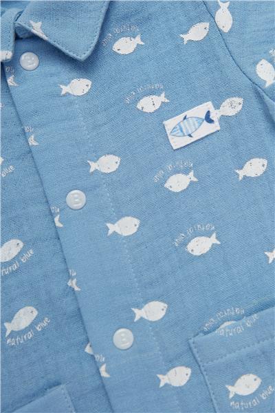 Layette Erkek Bebek Mavi Takım ve Setler