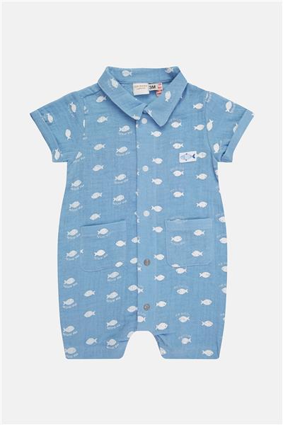 Layette Erkek Bebek Mavi Takım ve Setler